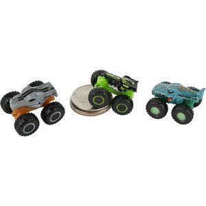 World's Smallest Hot Wheels Series 3 Monster Trucks Bundle Set All 3